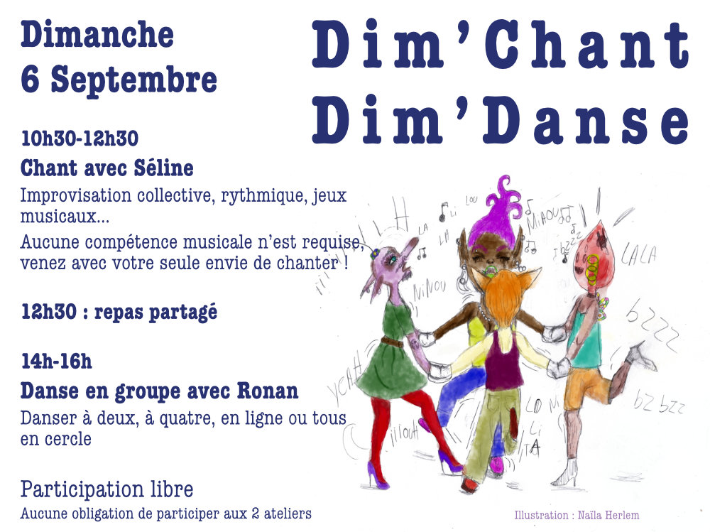 Dim'Danse, Dim'chant